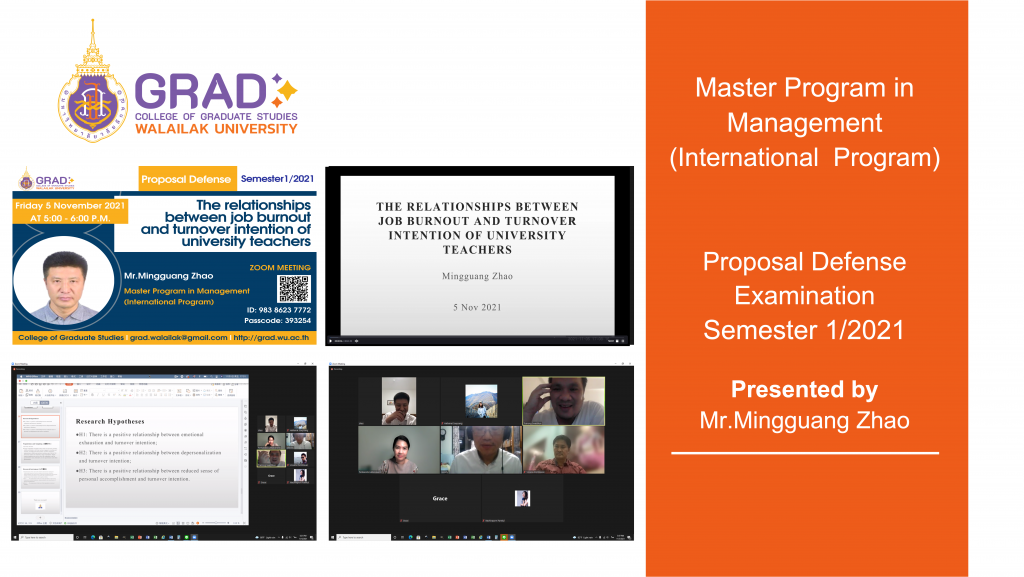 MM in Management - Proposal Defense 1-2021