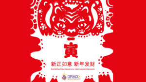 Happy Chinese New Year 2022 from College of Graduate Studies, Walailak University