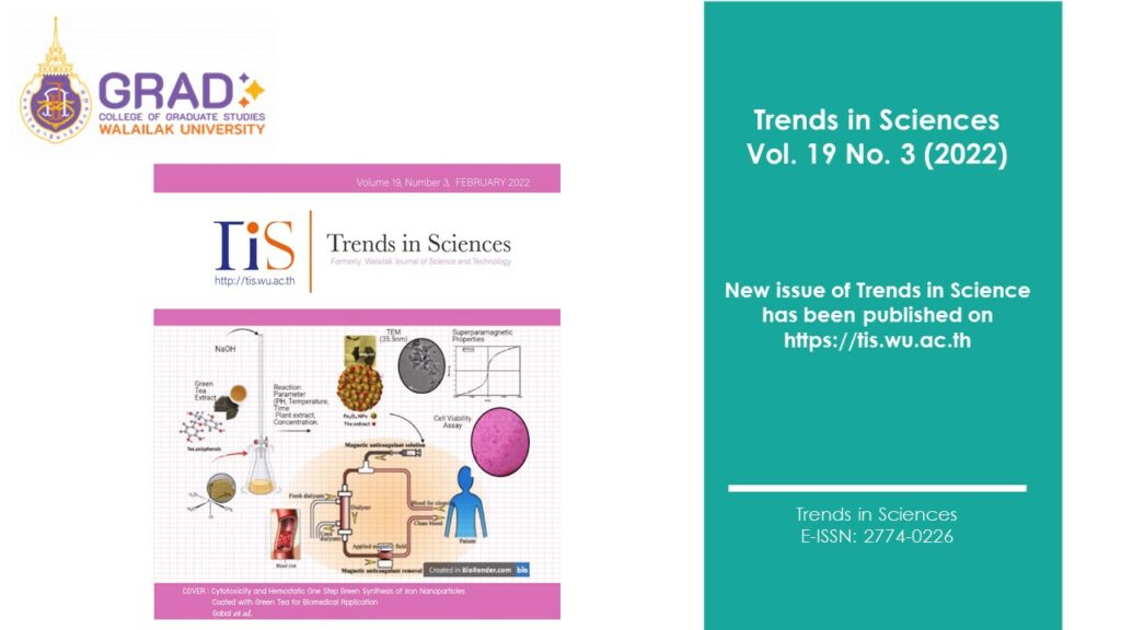 Trends in Sciences Vol. 19 No. 3 (2022)