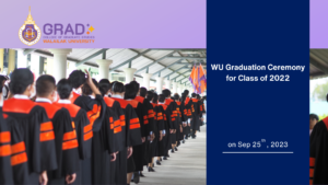 WU Graduation Ceremony for Class of 2022 on September 25, 2023