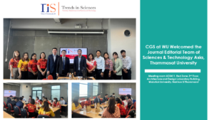 On May 9, 2024, College of Graduate Studies, Walailak University, welcomed editorial teams Sciences & Technology Asia (Journal indexed by Scopus) from Thammasat University, Thailand