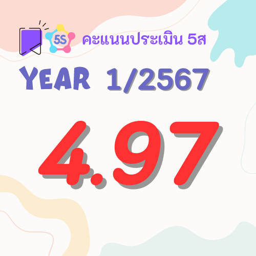 คะแนน 5ส ครั้งที่ 1/2567