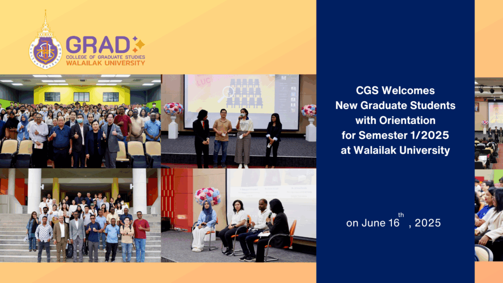 CGS Graduate Orientation for Semester 1- 2025