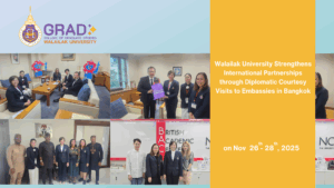 Walailak University Enhances Global Ties with Embassy Visits