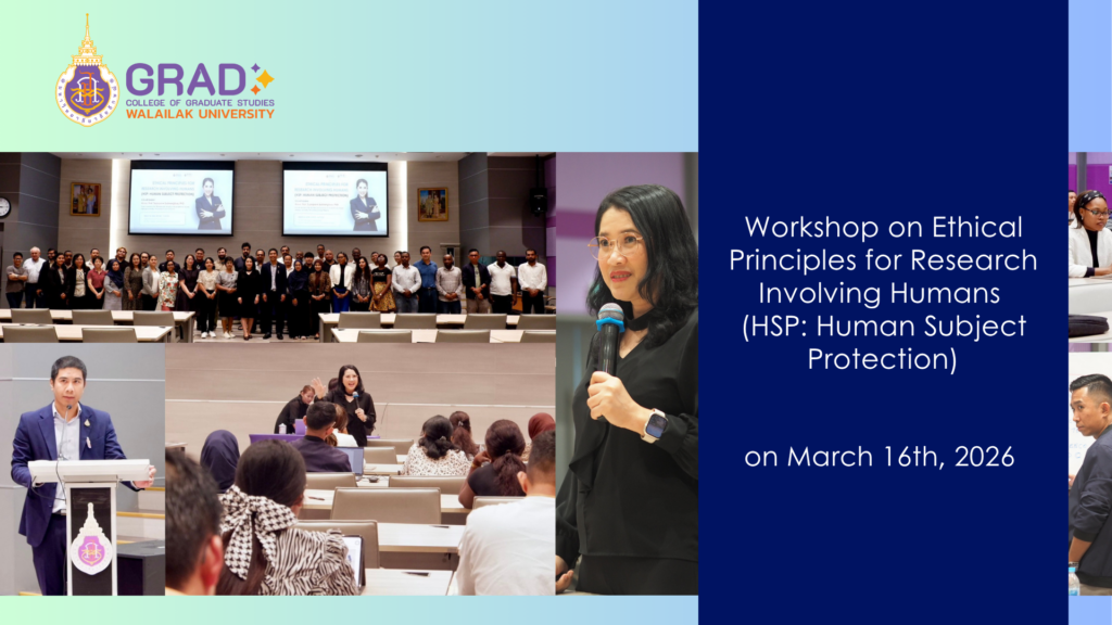 Ethical Principles for Research Involving Humans (HSP: Human Subject Protection)