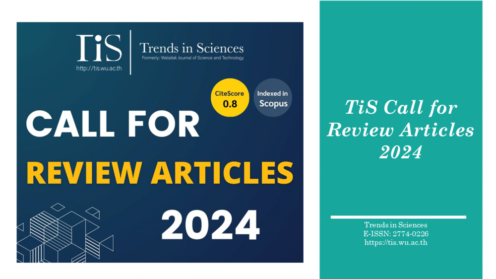 Trends in Sciences Call for "Review Articles 2024" College of