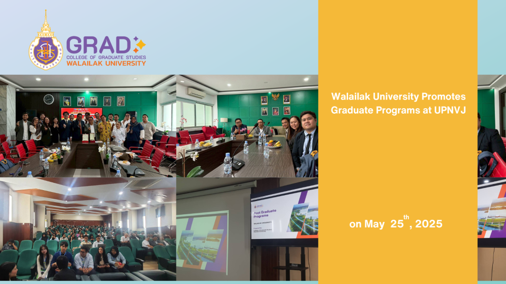 Walailak University Promotes Graduate Programs at UPNVJ