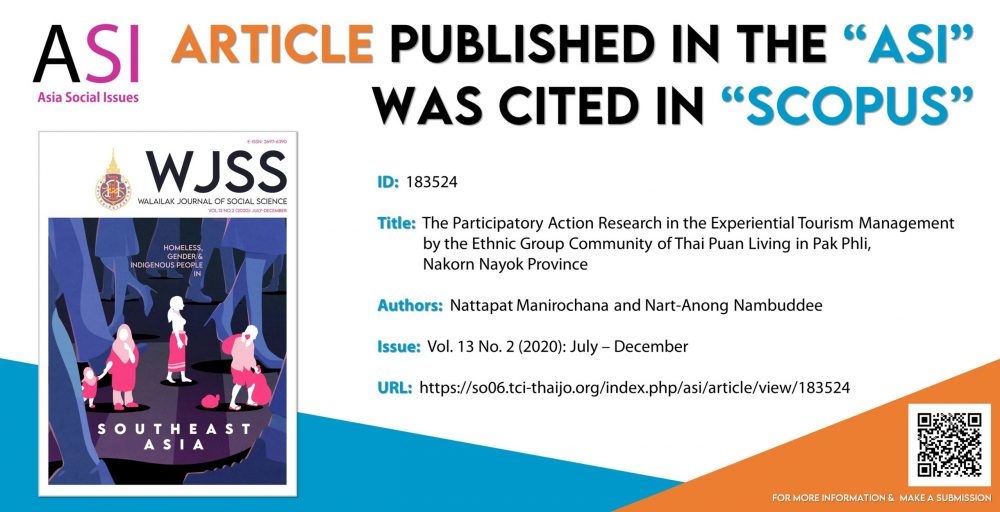 Article published in the ASI was cited in Scopus